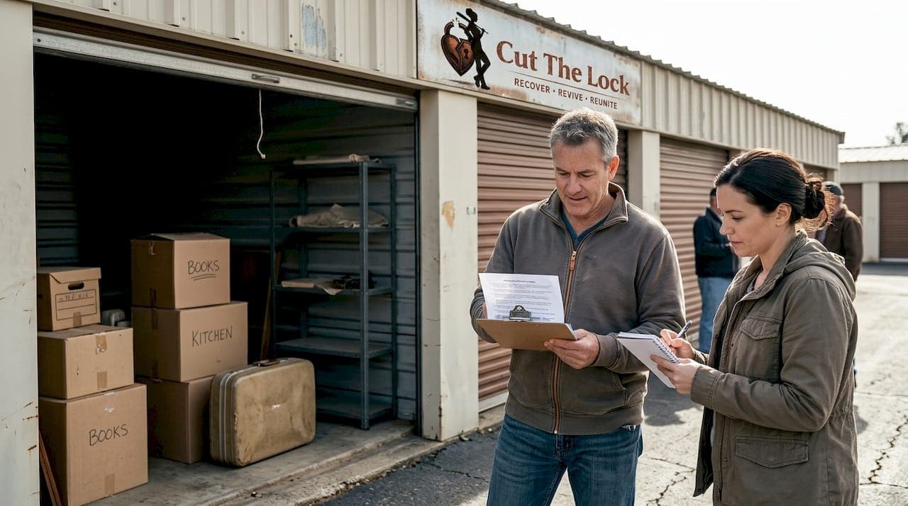 Storage unit auction terms: a guide for buyers